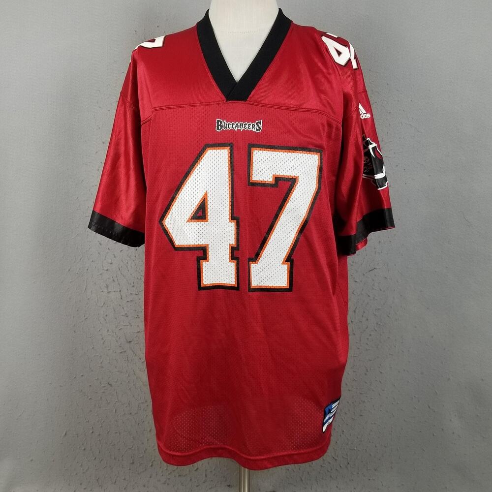 Vintage Tampa Bay Buccaneers Jersey Mens XL NFL Adidas John‎ Lynch 90s